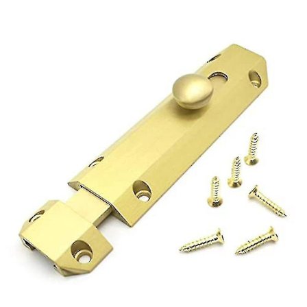 Dørlåser, Messing Boltlås Overflate Montering Skyvedør Låser, Dør Låser