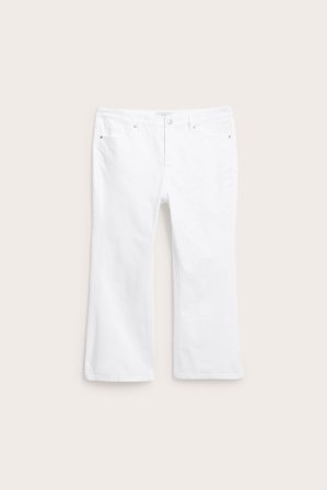Kappahl | Cropped flare jeans high waist Vit 50 | Vit