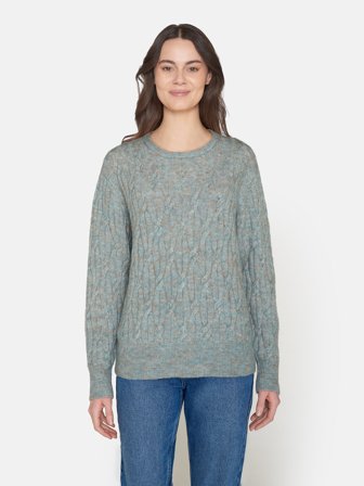 B. COPENHAGEN - Pullover - Støvet Tyrkies