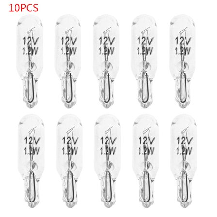 10st LED T10 194 för 501 Car Trunk Registreringsskylt Bredd Instrument Lampa Ljus Bu