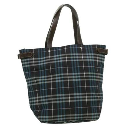 Burberry Vintage, Pre-owned Nylon shoulder-bags Blauw, Dames, Maat:ONE Size