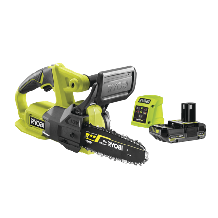 Ryobi RY18CS20A-125 Kedjesåg med batteri och laddare, Trädgårdsmaskiner