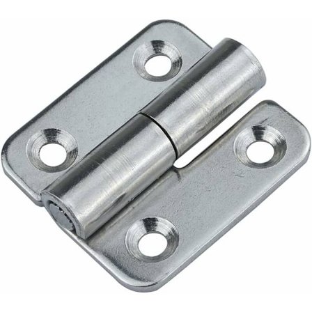 6-pak Aftagelige Hængsler 1.5 Små Glidende Samling Flag Hængsler 304 Rustfrit Stål Aftagelige Dørhængsler Højre Hånd