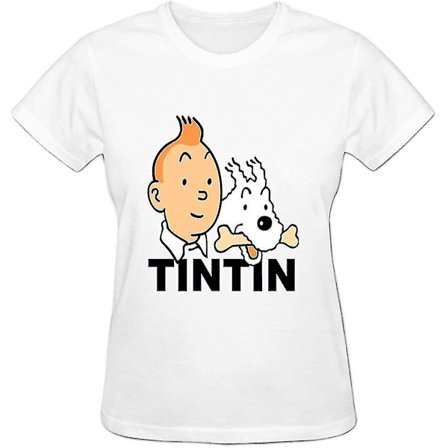 Kortärmad dam Les Aventures De Tintin T-shirts O-ringad