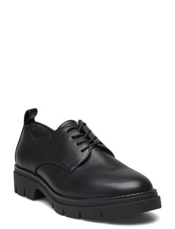 Women Lace-Up Sko Med Snøring Lave Svart Tamaris*Betinget Tilbud