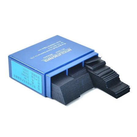 Tannpleie Tannblekingsmateriale 300 stk/boks 55*18mm Dental Artikulasjonspapirstrimler Dentallaboratorieprodukter Verktøy