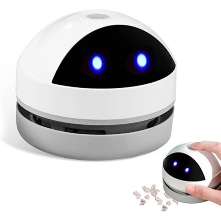 Ledningsfri Mini Bærbar Bordstøvsuger USB Genopladelig til Rengøring af Husholdningsaffald