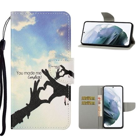 Wonderland Samsung Galaxy S21 FE Läppäkotelo - Heart Shape