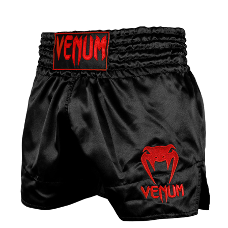 Venum Classic Muay Thai Shorts Svart/Röd