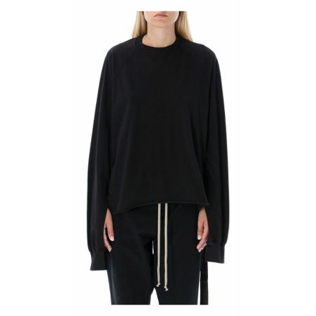 Rick Owens, t-shirt Ds 02B4210Rn Zwart, Dames, Maat:ONE Size
