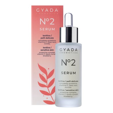 Gyada Cosmetics Face Serum Siero Viso N. 2 - Lenitivo / Pelli Delicate 30ml - Siero viso lenitivo