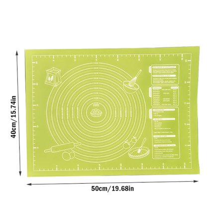 Silikonbakplåtsunderlägg Bakmatta Non Stick Rullande Deg P