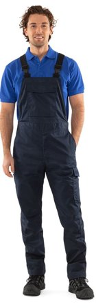 Arbetsbyxor Fristads Herr Green hängslebyxa 1930 GWM, Mörk marinblå Arbetskläder