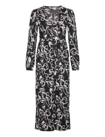 Bubbleroom | Structure Button Midi Dress | XS