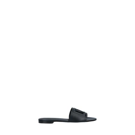 Dolce & Gabbana Sliders svart, Dam Flip-flops, Dam, Storlek: 37 1/2 EU