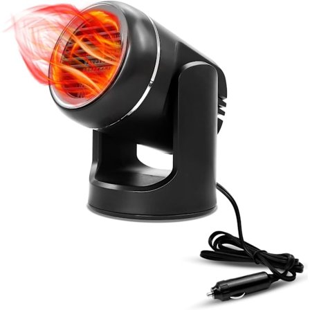 Bilvärmare 12V Bil Vindruta Avfuktare och Defroster (svart)