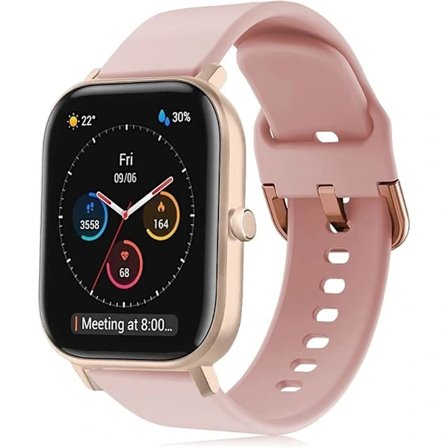 QU-1 st Kompatibel med Amazfit GTS Armbånd, 20 mm Silikone Urrem Sportsarmbånd til Amazfit GTS 2 Mini, Amazfit GTS 2, ETC