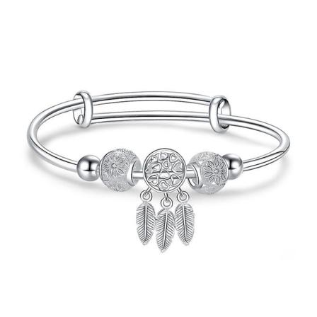 Sansei III Simple Fishing Net Armband för flickor och barn - Unga flickor ungdomssmycken present - flickvän armband (omkrets ca 6 cm)