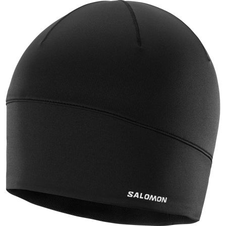 Salomon - Active Beanie - Deep Black / Reflective Silver