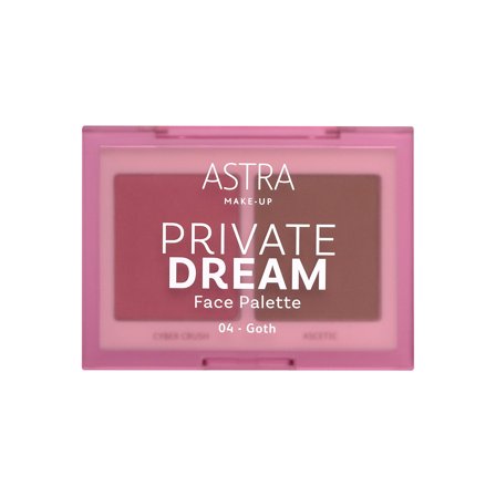 ASTRA MAKEUP PRIVATE DREAM face palette 04 GOTH 7g - Palette viso