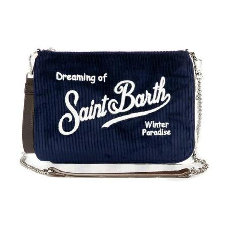 Saint Barth, Cross Body Bags Blauw, Dames, Maat:ONE Size