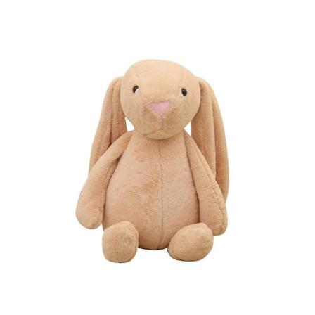 Suuri söpö pitkäkorvainen kaninpehmolelu lahja - pehmeä lelu joulu ruskea 30cm