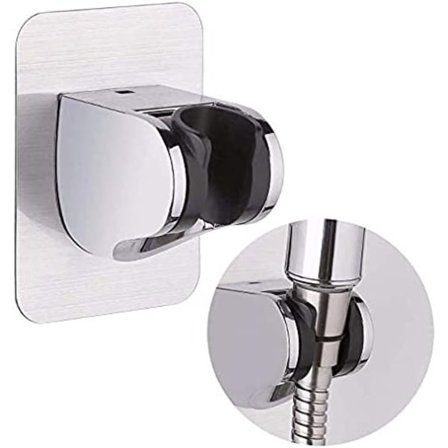 Bruseholder 1 stk sugekop brusehoved justerbar 3M selvklæbende