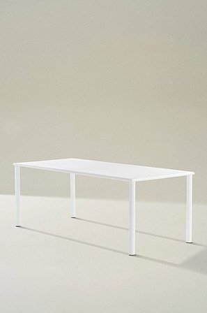 Jotex - Matbord 90x200 Cm Aluminium Vit MENTON - Köp Utematbord hos Jotex