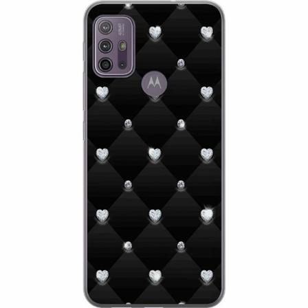 Motorola Moto G10 Mjukt Skal - Diamant Hjärta