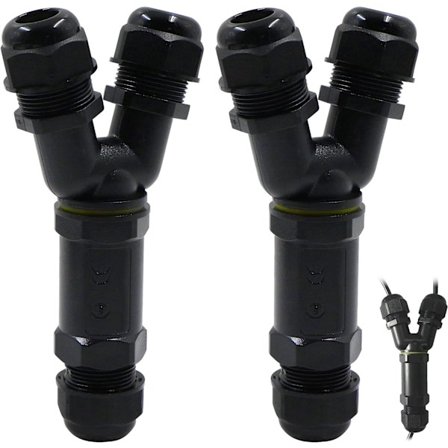 Vandafvisende Kabelforbindelsesboks - Udendørs 3-polet Forgrening Udendørs Distributionsklemmer Jord Y-ærmer Ærmer Elektrisk Boks Vandafvisende 