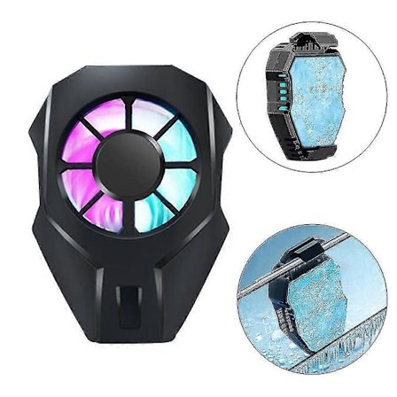 Universal Telefonkylare Fläkt Radiator Turbo Hurricane Mobiltelefon Spel Mini Kylare