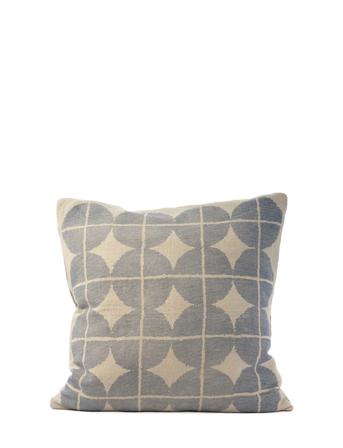 C/C 50X50 Dusty Blue Printed Circle Pattern Home Textiles Cushions & Blankets Cushion Covers Sininen Ceannis