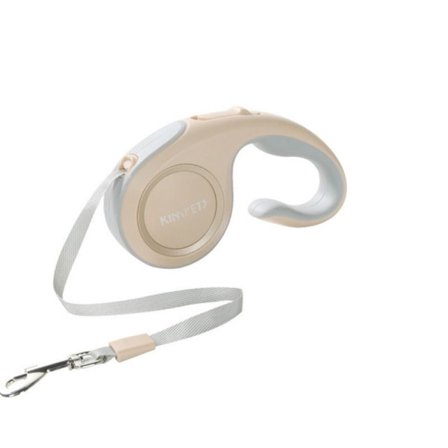 Pet Walking Snor Optrækkelig Hundesnor KHAKI 5M