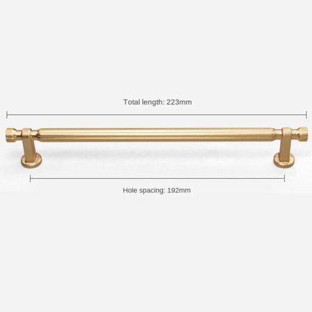 Skaptrekk Skuffeknapp 192MM