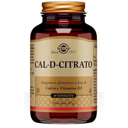 Solgar Cal D Citrato 60 Tavolette