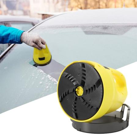 1 stk Gul USB Ladbar Elektrisk Snøskrape - Premium