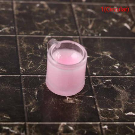 1:12 Dollhouse Miniature Jordgubbsjuice Cup Dekoration Tillbehör
