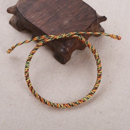 Käsityönä tehty rannekoru + Buddhalainen lahja! Naisille, miehille, teineille. Säädettävä koko! Ystävyyslahja. Käsintehty punottu chakra-rannekoru