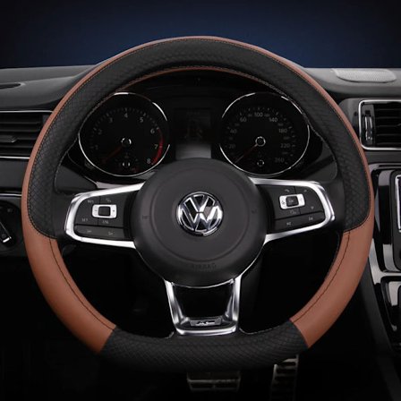 D-formad bilrattkåpa kompatibel med VW Jetta 6 2017-2021 Golf 7 Scirocco Bettle 2012-2021 Tiguan 2019 2020 biltillbehör