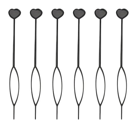 6 stk. Quick Beader til påfyldning af perler/automatisk hårbeader