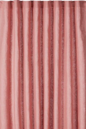 Svanefors - Verho Tuva, 1/pakk. - Roosa - Poimutusnauhaverhot - 140X280 - - Homeroom