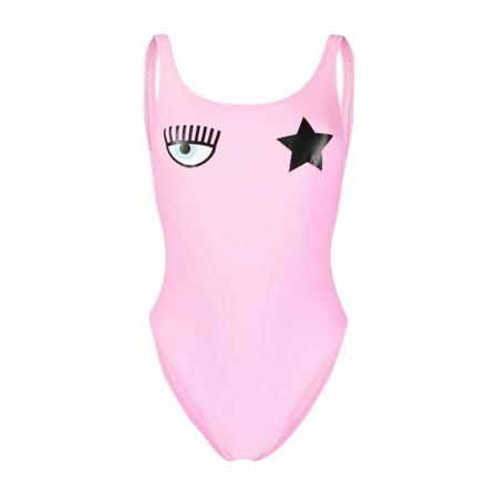 Chiara Ferragni Collection Swimsuit Pink, Dame Badedragt