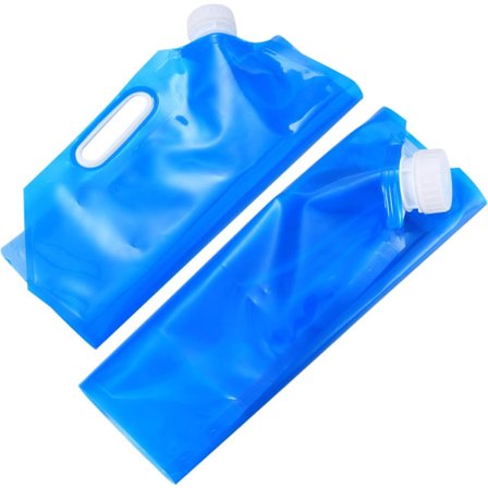 4 stk. bærbare 5 liters foldbare spande camping foldbar vand