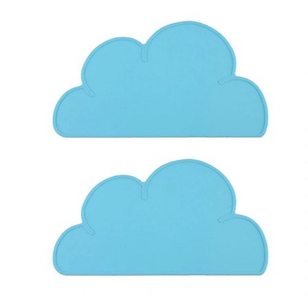 Silikone dækkeservietter Fødevaregodkendte måtter til børn babyer småbørn, A