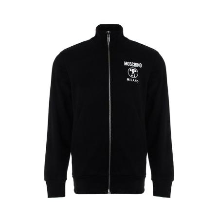 Moschino, Sweater Czarny, Mężczyzna, Rozmiar: L