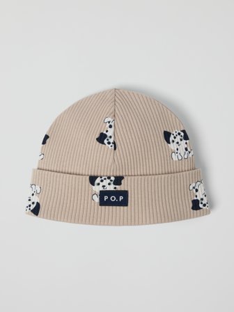 Lue dalmatiner baby - 36 - 38 - barneklær - beige - Polarn O. Pyret