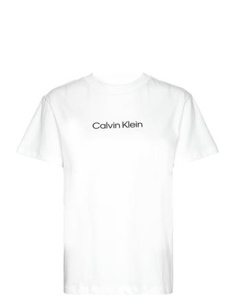 Hero Logo Regular T-Shirt T-shirts & Tops Short-sleeved Hvit Calvin Klein*Betinget Tilbud
