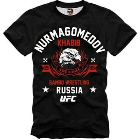 T-shirt Khabib Nurmagomedov Örnen Mma Ufc Ryssland