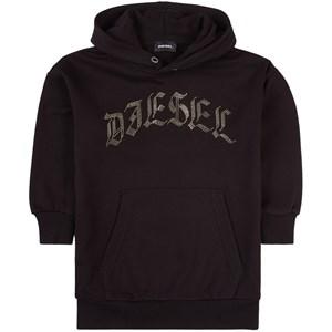 Kids - Diesel Black Hooded Logo Dress 16 years - Dresses - 16 years - Black - Mädchen