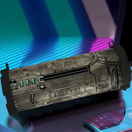 Högtalare Bluetooth Bärbar Bluetooth Högtalare, 5.0 Trådlös Bluetooth Mekanisk Högtalare Subwoofer, Hem Bärbar Utomhusljud Med Ryggsäcksrem